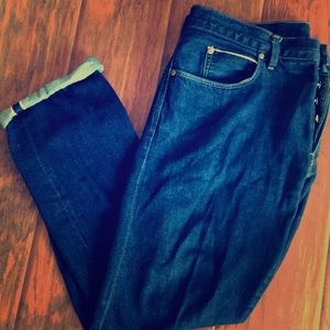 J.Crew Selvedge Denim Jeans 770 Slim Fit Dark Wash